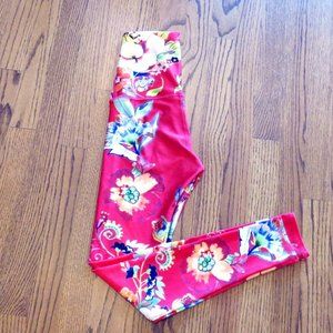 Emily Hsu Kalani Coral Sneaker Leggings